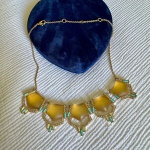 Alexis Bittar Phoenix Deco Lucite Necklace